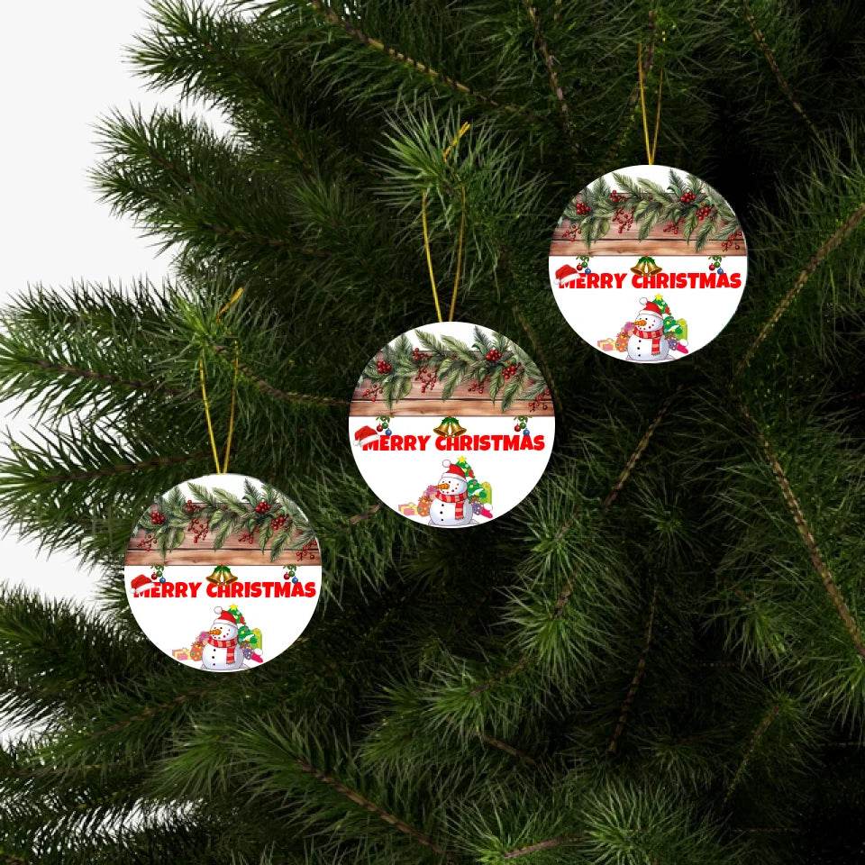 Ceramic Christmas Tree Ornament – Perfect Holiday Decoration - Eshaarya