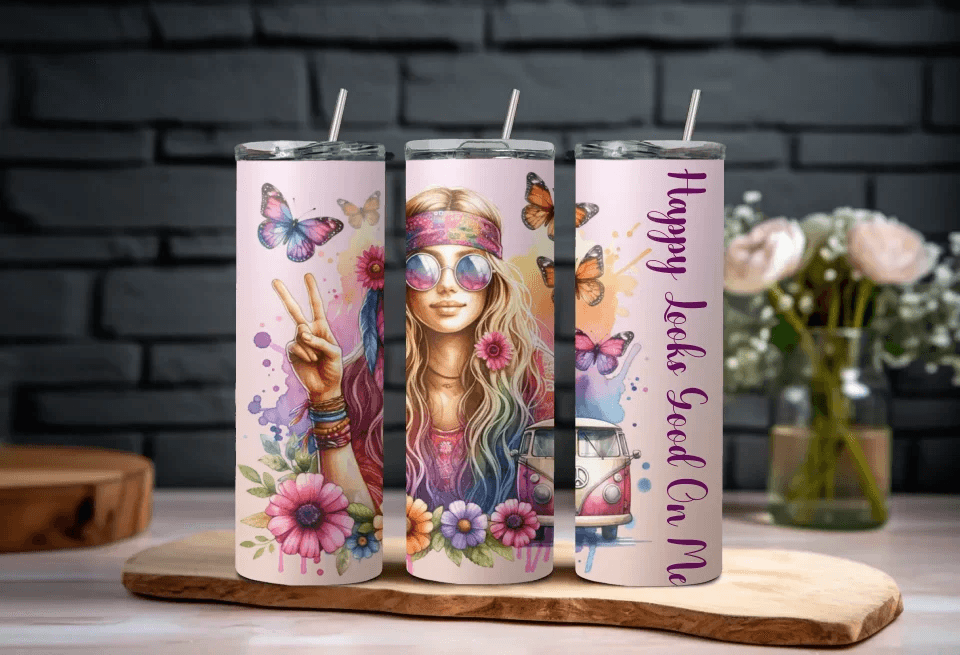 Fierce & Fabulous Tumbler - 20 Oz Stylish Tumbler, Perfect Gift for Her, Women's Day Gift, Girl Power, Birthday Gift, Unique Gift - Eshaarya