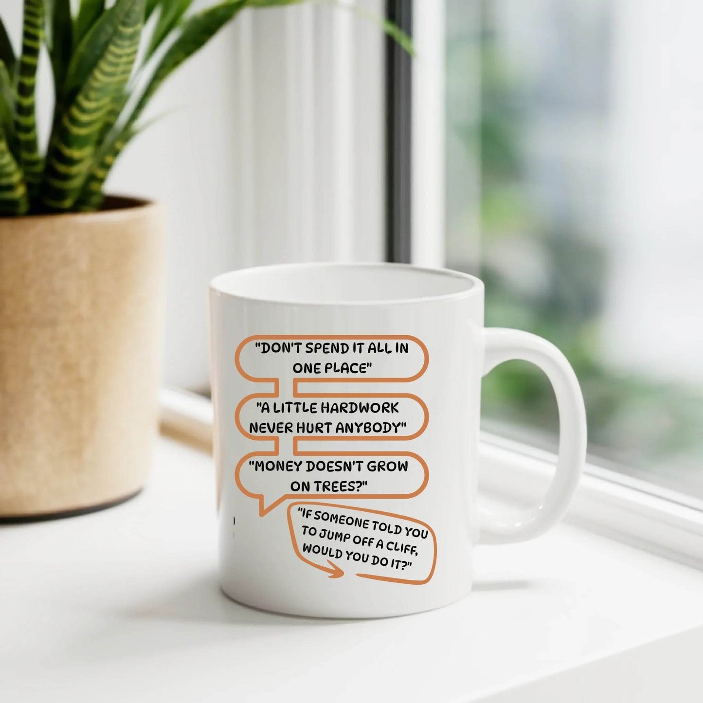Dad's Wisdom Mug - Funny Quotes & Clichés | Perfect Gift for Father's Day - Eshaarya