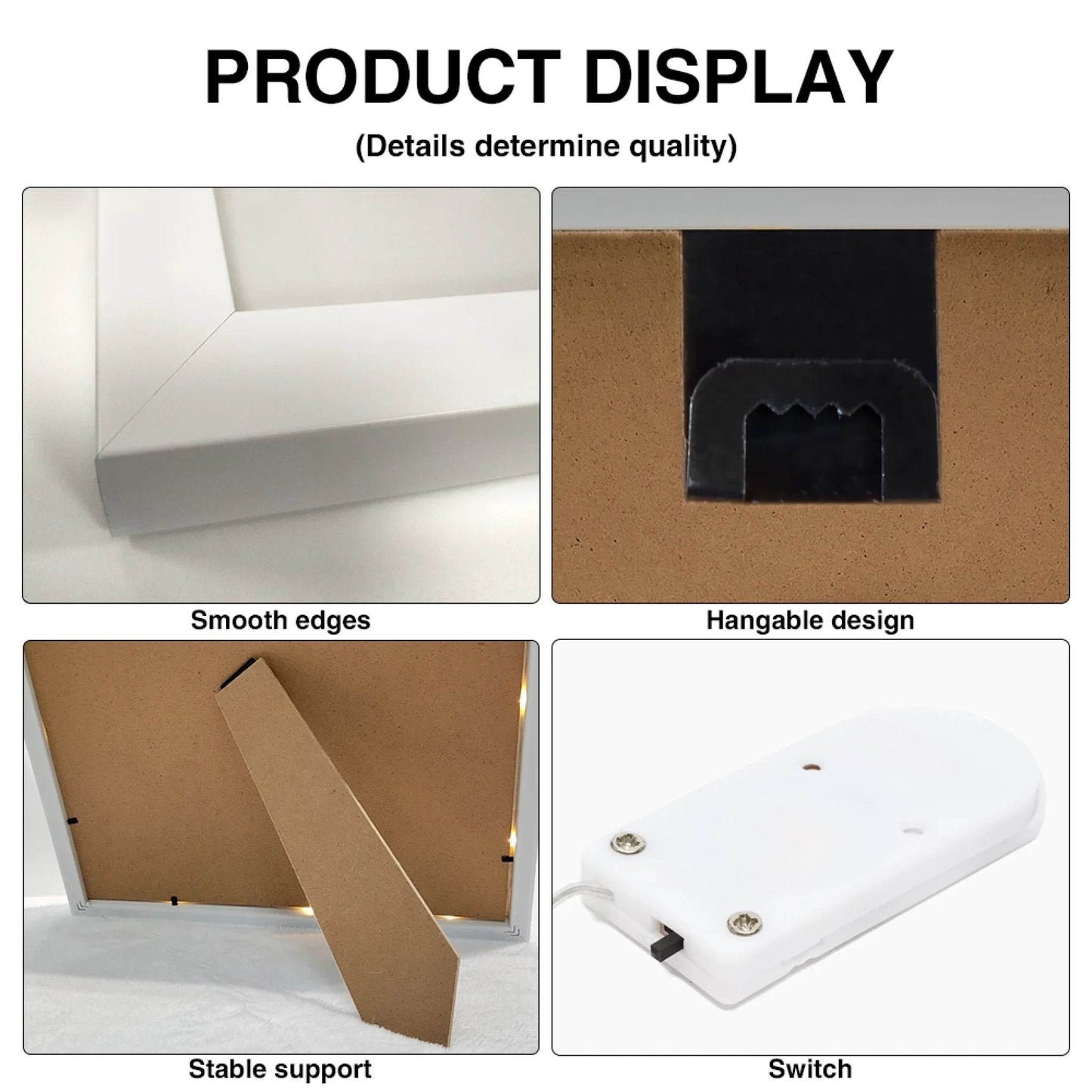 Personalized LED Family Frame – Gift For Family + Gift For Parents | Gift For Grandparents | Gift For Mom - Eshaarya