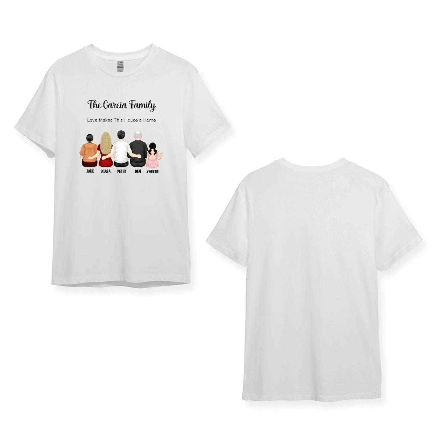 Personalized Family T-Shirt – Gift for the Ones You Love - Eshaarya