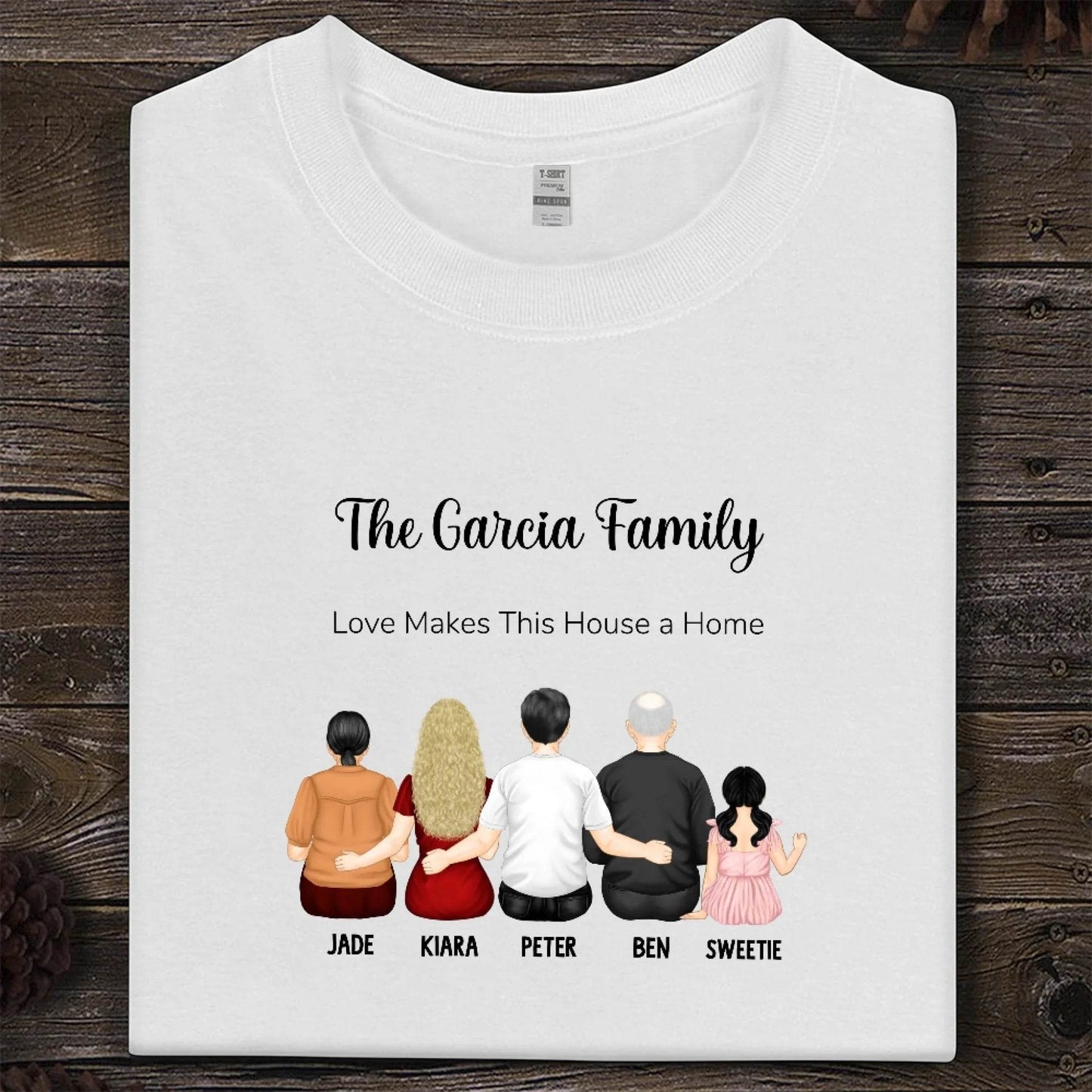 Personalized Family T-Shirt – Gift for the Ones You Love - Eshaarya