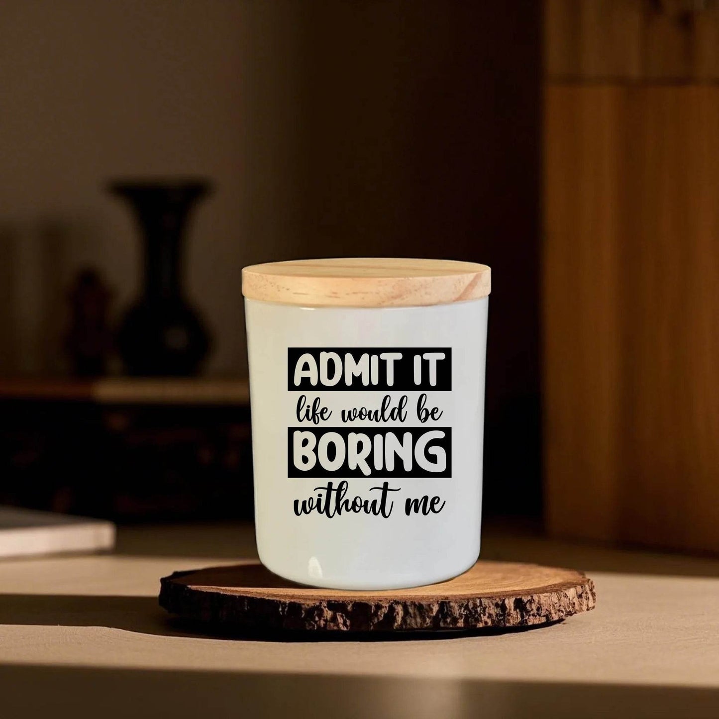 Custom Photo & Quote LED Candle Jar | Unique Gift for Boyfriend or Girlfriend | Gift for Couples - Eshaarya