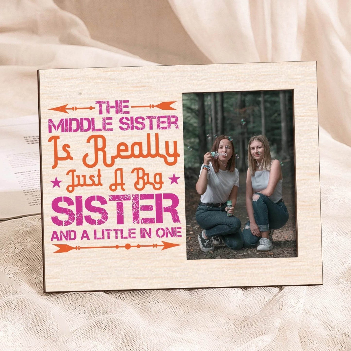 Personalized Photo Frame for Sister - Built-in Best Friend - Eshaarya