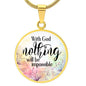 Hope and Strength: Inspirational Pendant - Eshaarya