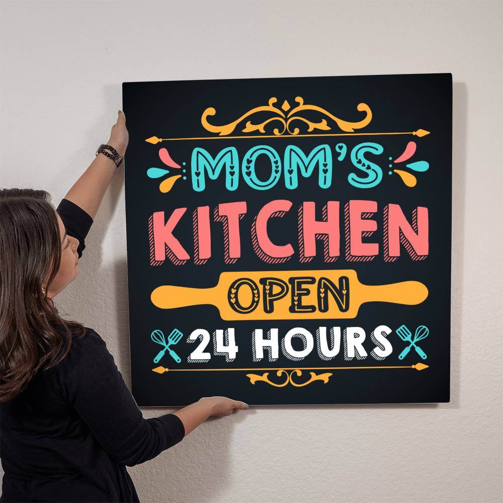High Gloss Metal Art | Wall Decor - Cute Quote | Home Decor | Wall Art | Gift For Mom | Mother's Day Gifts - Eshaarya