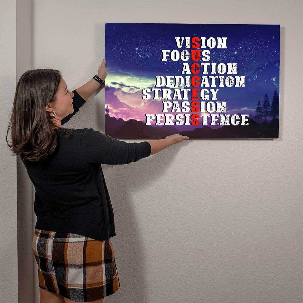 High Gloss Metal Art | Wall Decor - Motivational Quote | Home Decor | Premium Wall Art - Eshaarya