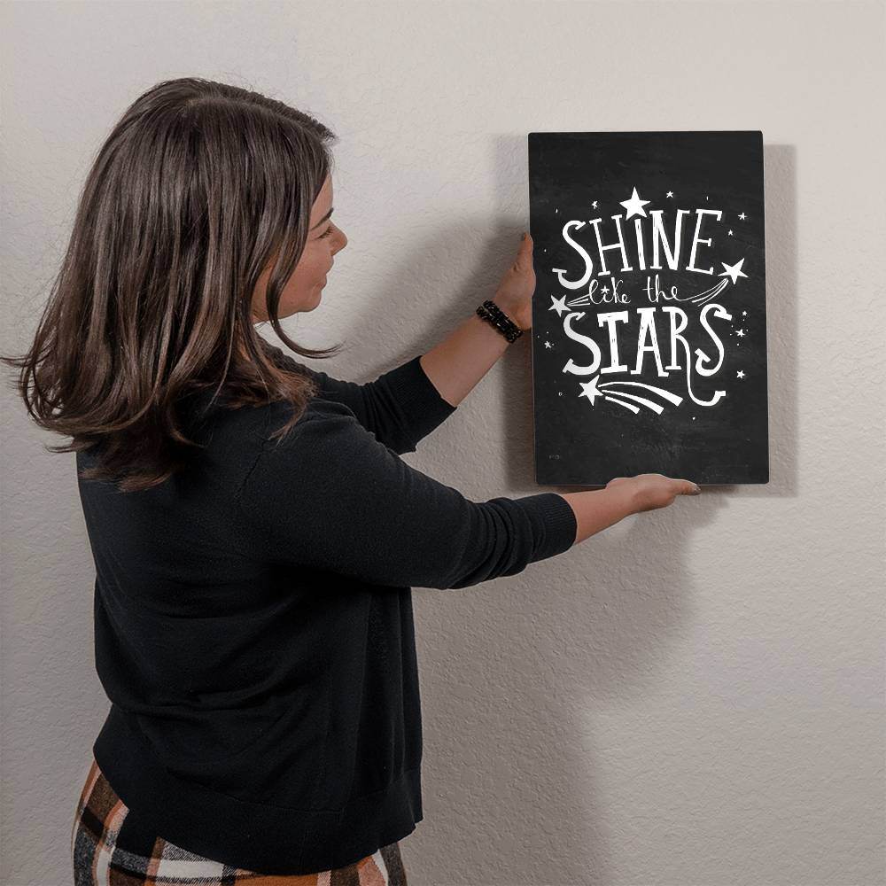 High Gloss Metal Art | Wall Decor - Motivational Quotes | Home Decor | Premium Wall Art - Eshaarya