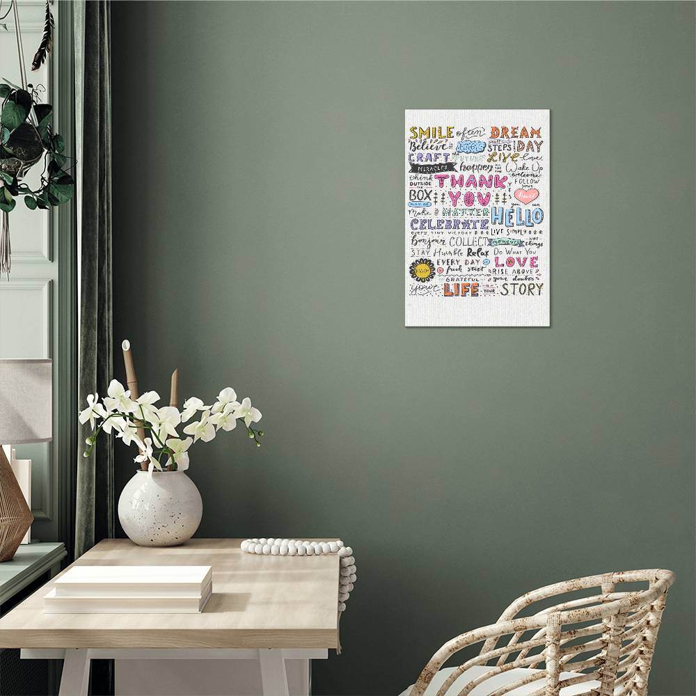 High Gloss Metal Art | Wall Decor - Motivational Quotes | Home Decor | Premium Wall Art - Eshaarya