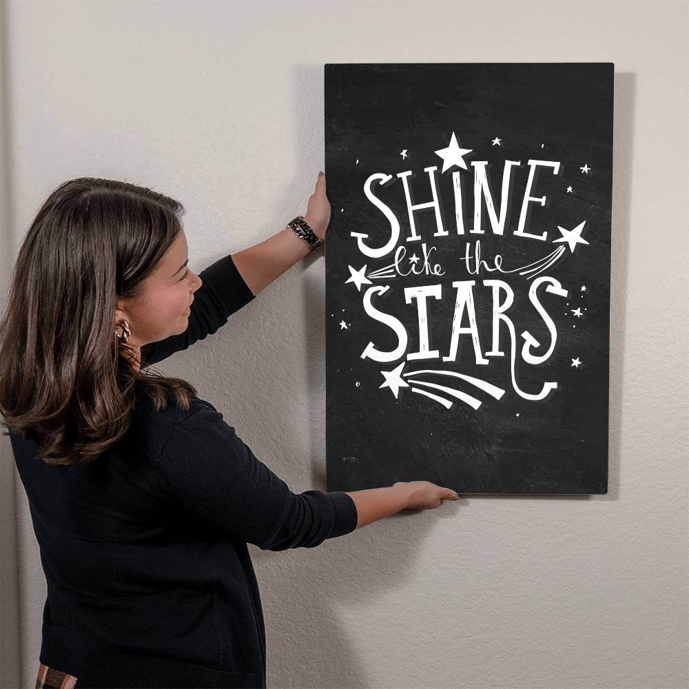 High Gloss Metal Art | Wall Decor - Motivational Quotes | Home Decor | Premium Wall Art - Eshaarya