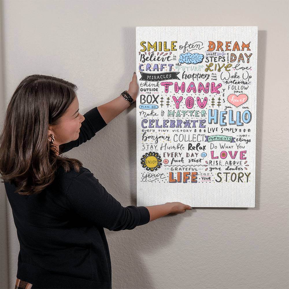 High Gloss Metal Art | Wall Decor - Motivational Quotes | Home Decor | Premium Wall Art - Eshaarya