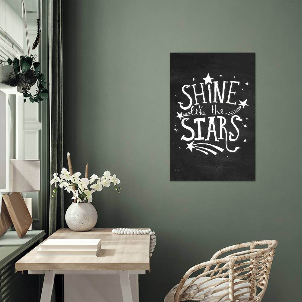 High Gloss Metal Art | Wall Decor - Motivational Quotes | Home Decor | Premium Wall Art - Eshaarya