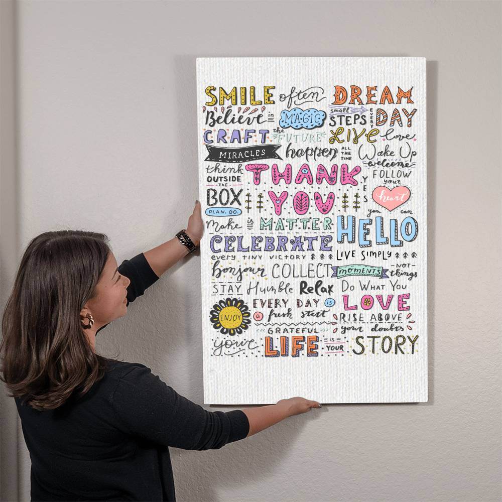 High Gloss Metal Art | Wall Decor - Motivational Quotes | Home Decor | Premium Wall Art - Eshaarya