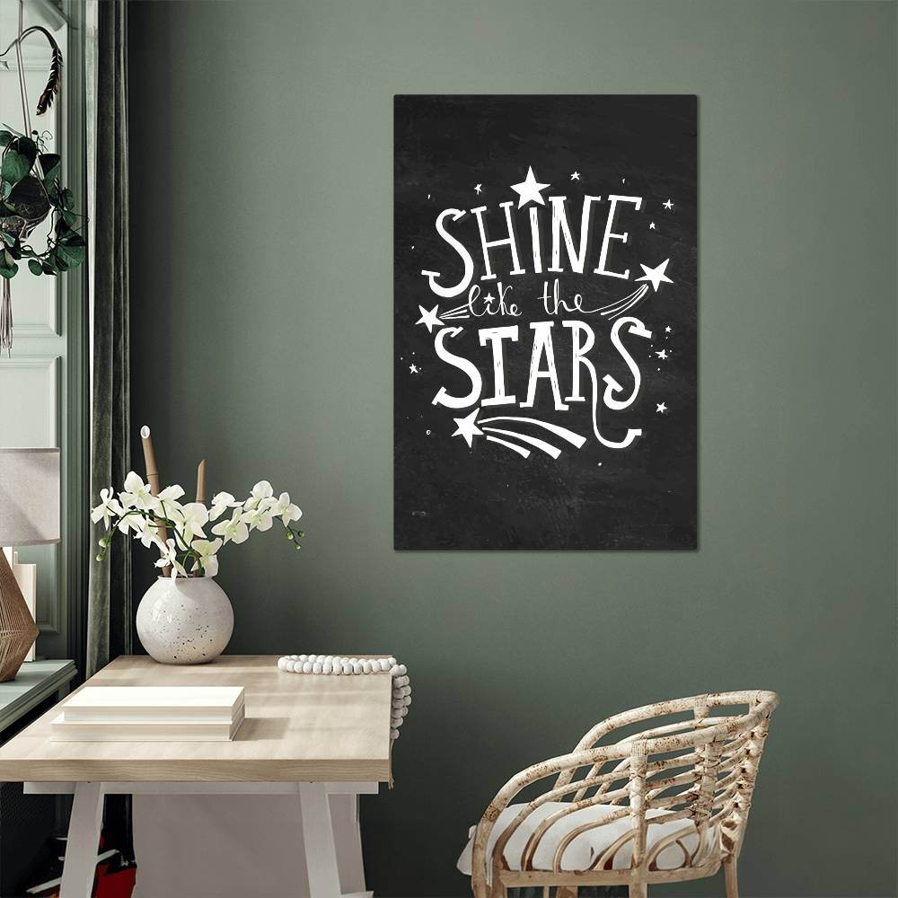 High Gloss Metal Art | Wall Decor - Motivational Quotes | Home Decor | Premium Wall Art - Eshaarya