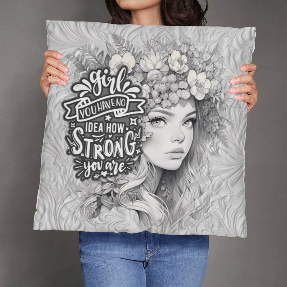 Girl Power | Strong Women | Home Decor | Dorm Pillow - Eshaarya