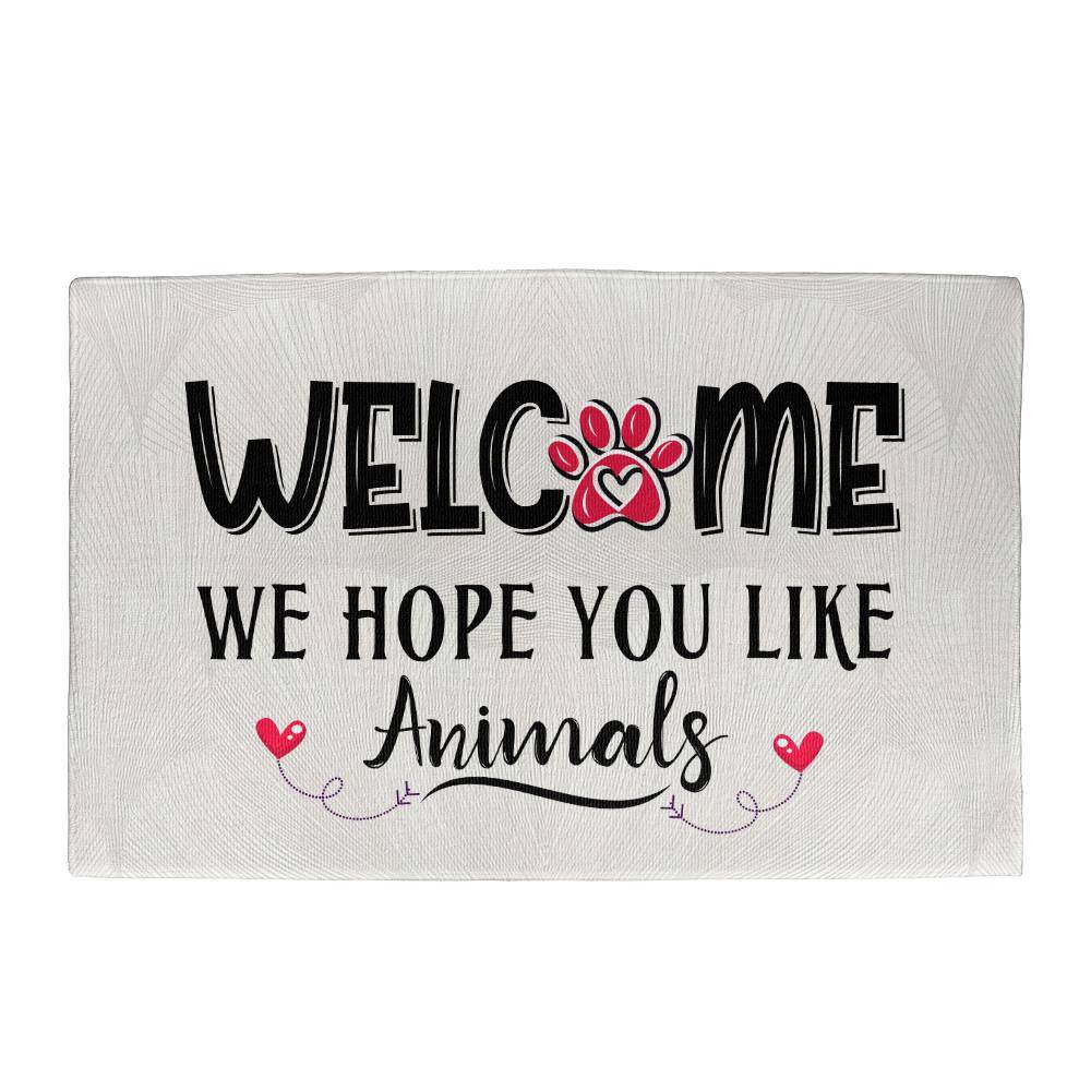 Welcome Door Mat for Animal Lovers | Welcome Mat | Housewarming Gift | New Home Gift - Eshaarya