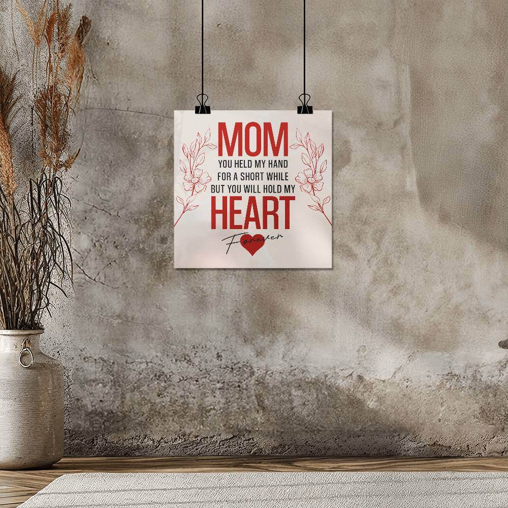 The Art of Love: A Cherished Wall Print for Mom | Gift For Mom | Wall Decor - Eshaarya