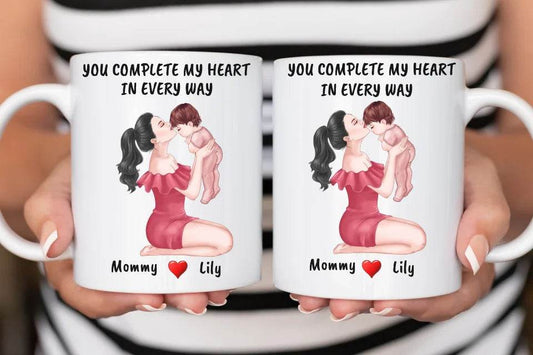 Cherish Together Mug, Personalized Gift for Mothers, Gift For Mother's Day - Eshaarya