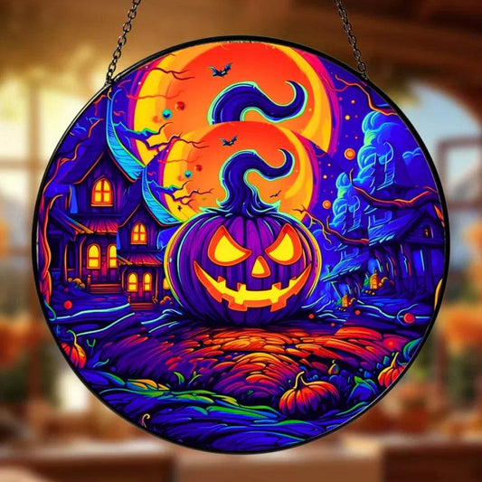 Halloween Suncatcher Ornament - Halloween Home Decor - Eshaarya