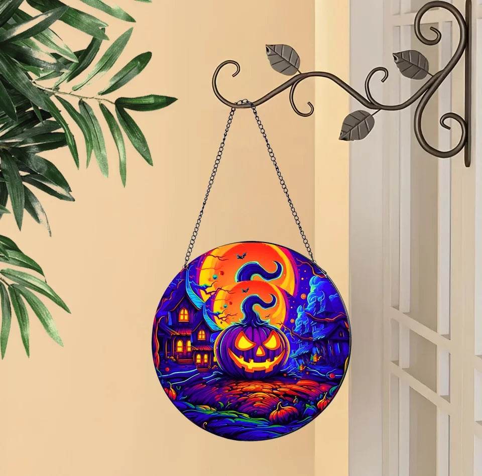 Halloween Suncatcher Ornament - Halloween Home Decor - Eshaarya