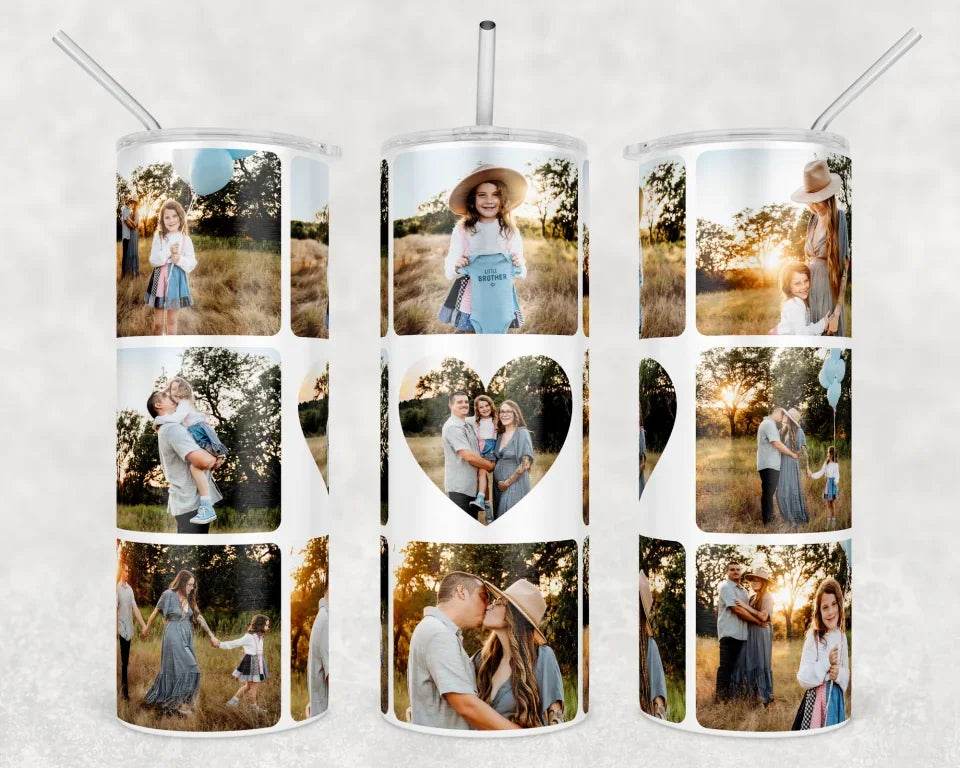 Create a Custom Tumbler with Your Favorite Photos – Ideal Gift Idea, Gifts for Anniversary and Birthdays, Gifts for Father, Gift for Mother, Gift for Siblings, Gift for Parents, Gift for Wife - Eshaarya