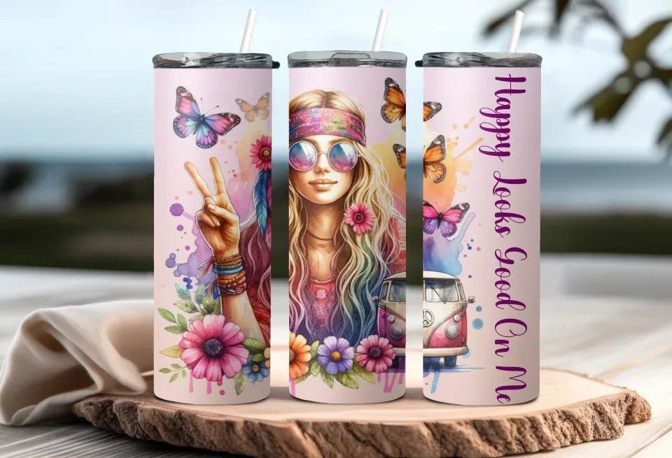 Fierce & Fabulous Tumbler - 20 Oz Stylish Tumbler, Perfect Gift for Her, Women's Day Gift, Girl Power, Birthday Gift, Unique Gift - Eshaarya