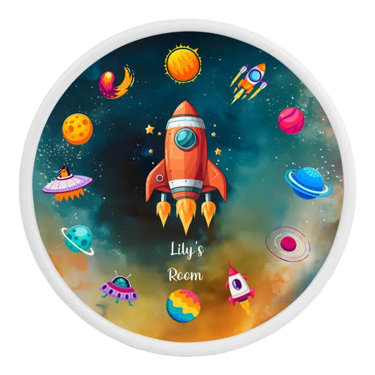 Cosmic Timekeeper: Universe-Themed Clock with Planetary Charm, Gift for Kids, Gift for Home, Home Decoration, Interior Ideas - Eshaarya