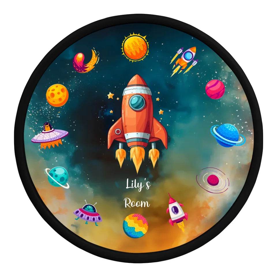 Cosmic Timekeeper: Universe-Themed Clock with Planetary Charm, Gift for Kids, Gift for Home, Home Decoration, Interior Ideas - Eshaarya