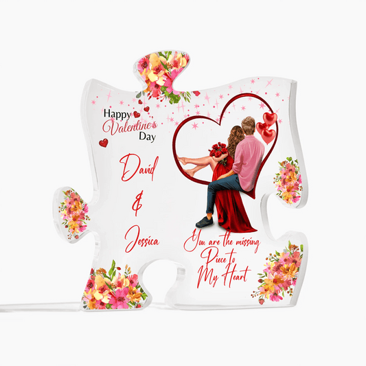 Personalized Acrylic Puzzle Plaque – A Romantic Valentine's Day or Anniversary Gift - Eshaarya