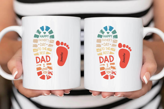Personalized Mug For Dad - Gift For Dad - Happy Father's Day - Eshaarya