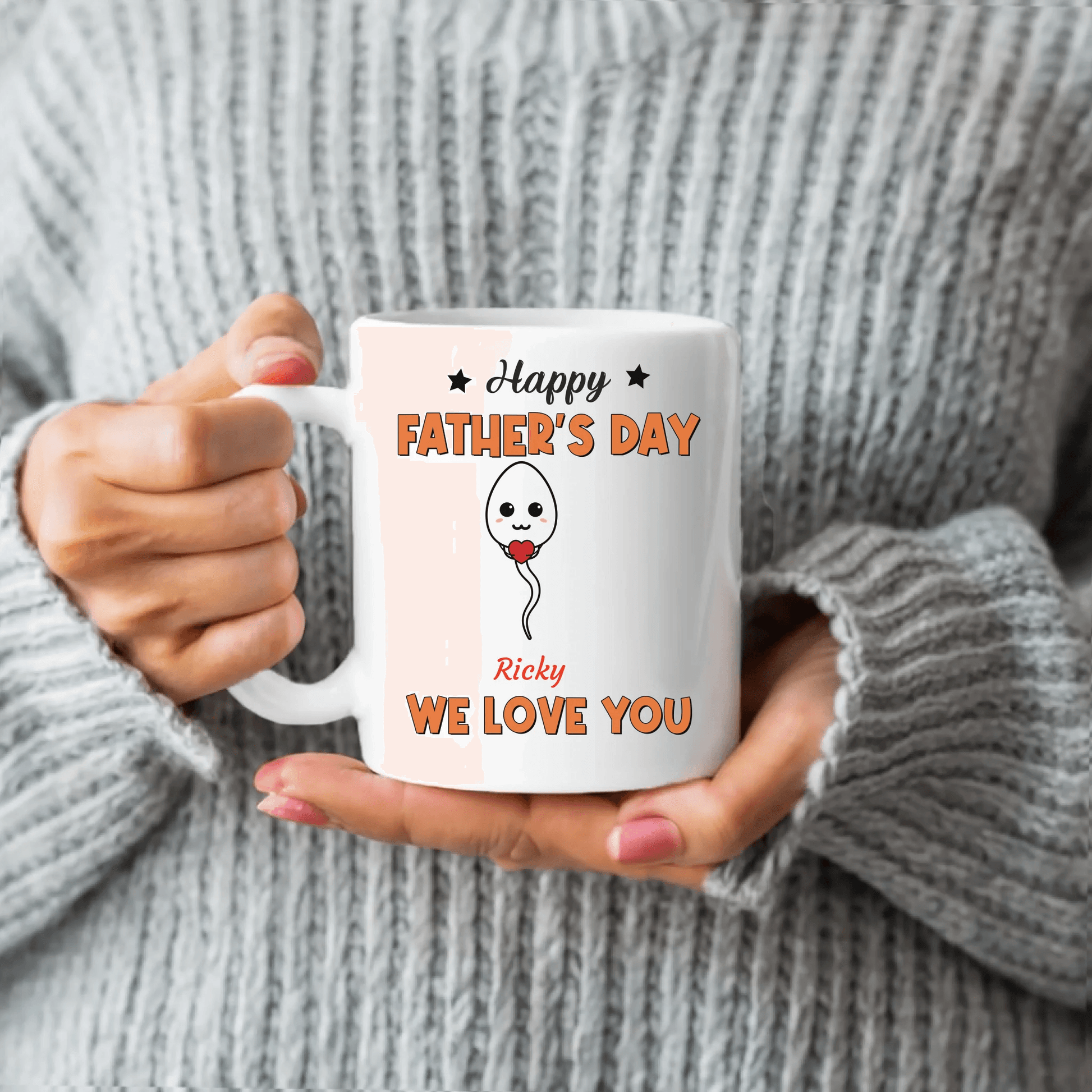 Personalized Mug For Dad - Gift For Dad - Happy Father's Day - Eshaarya