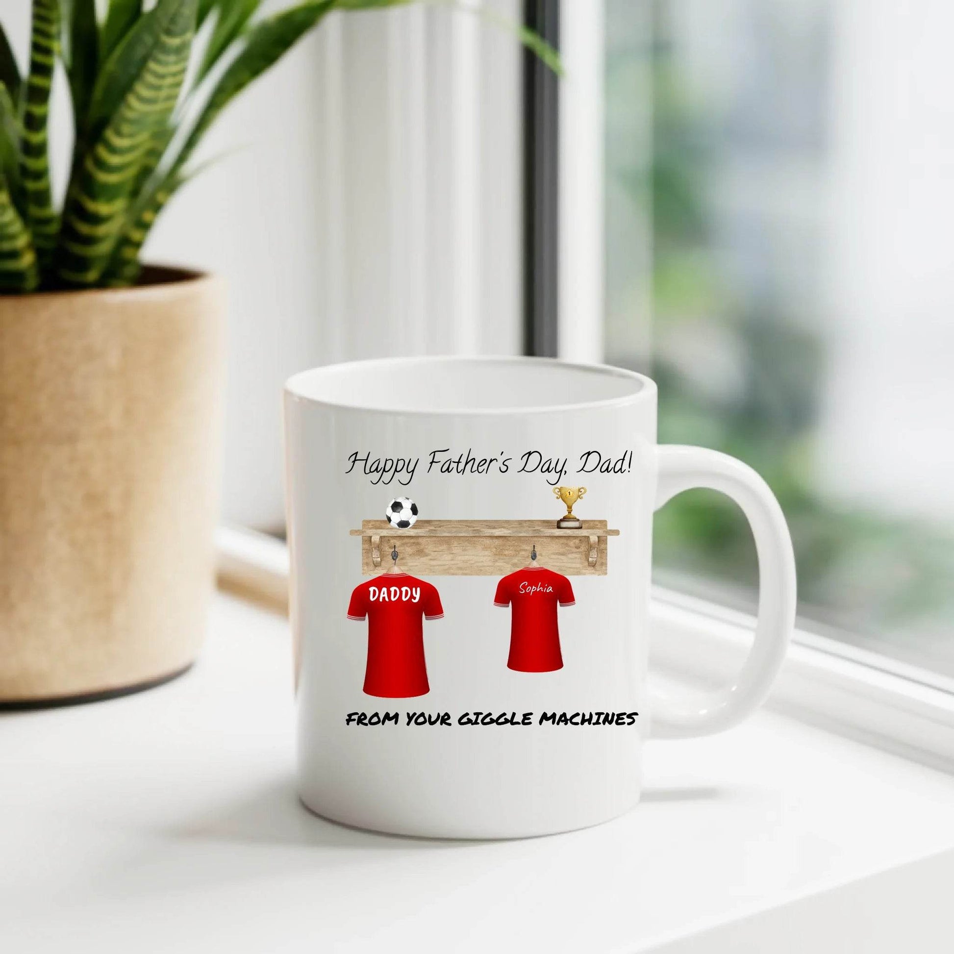 Personalized Mug For Fathers - Daddy's Dream Team - Eshaarya
