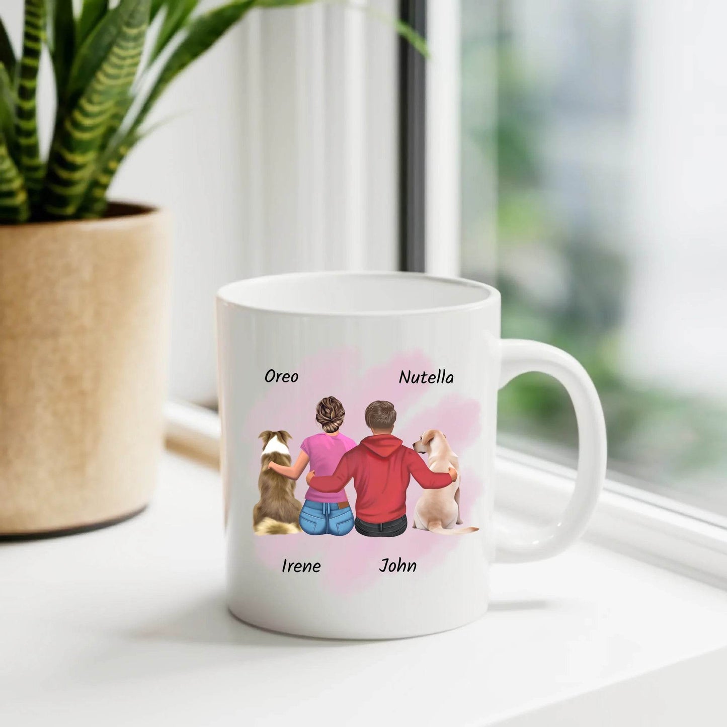 Pawfect Pair Mug, Personalized Gift for Dog Lovers, Birthday Gift For Dog Lovers, Inexpensive Gift For Dog Lovers - Eshaarya