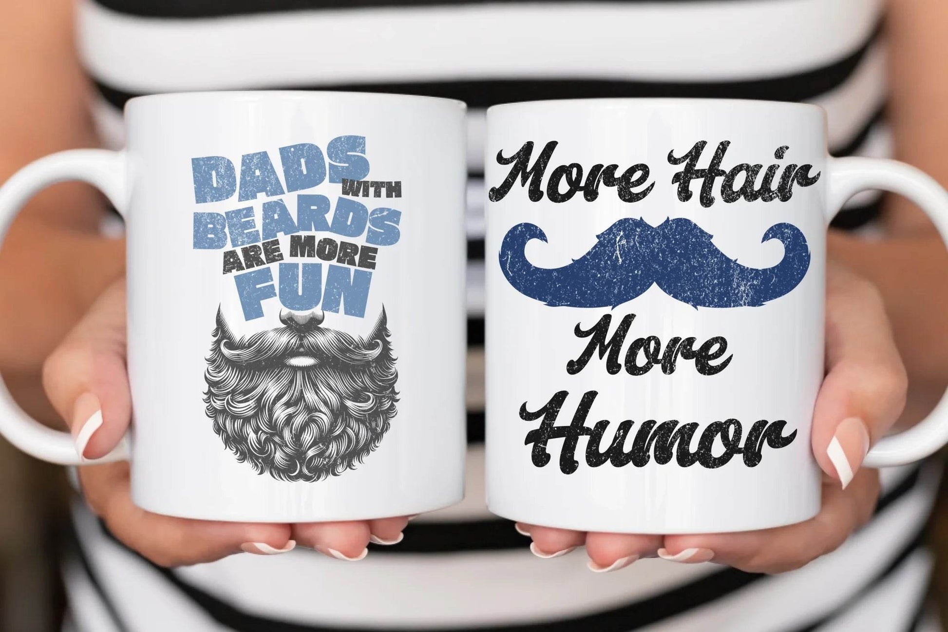Dad with Beard Ceramic Mug – Perfect Gift for Father's Day or Dad's Birthday - Eshaarya