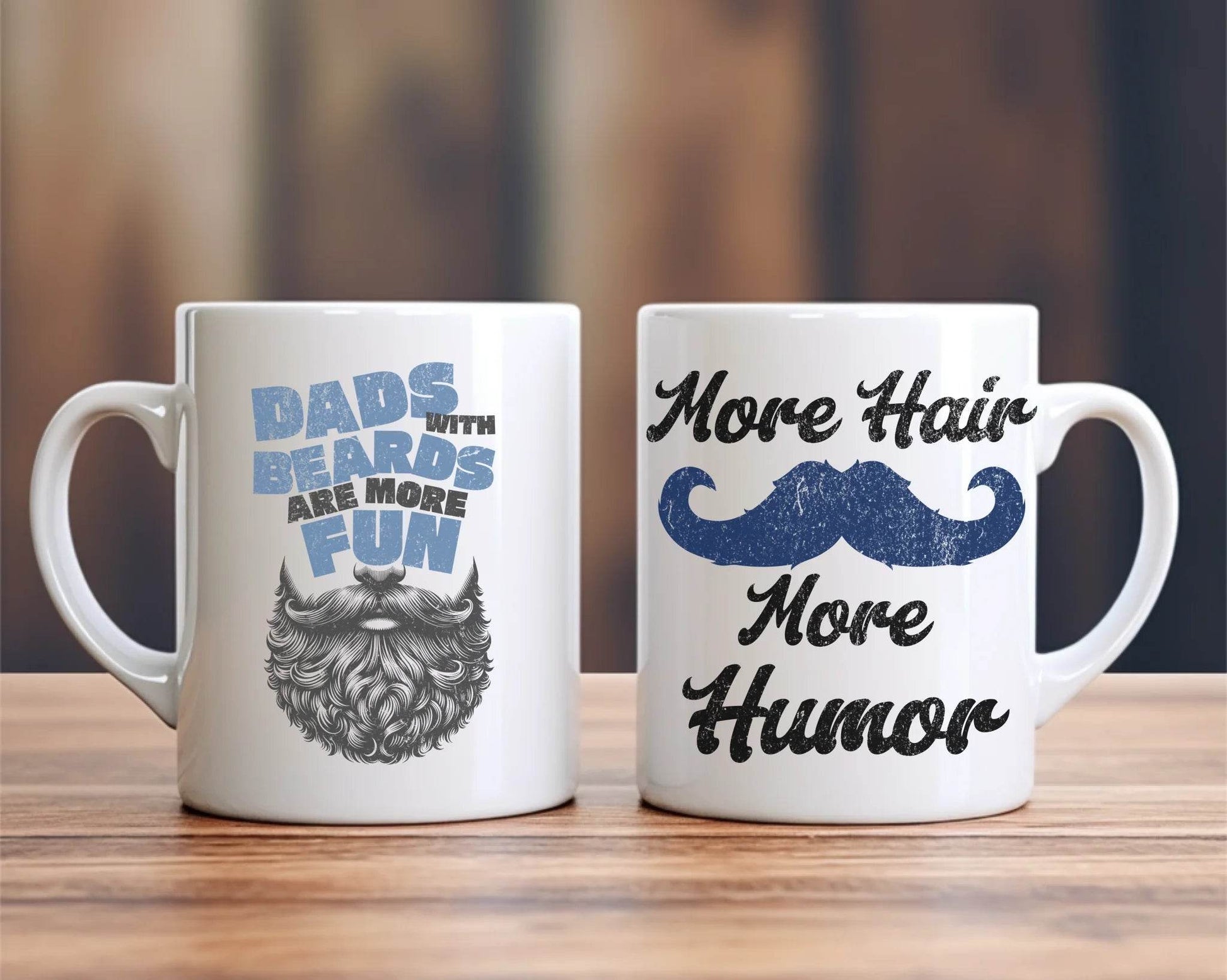 Dad with Beard Ceramic Mug – Perfect Gift for Father's Day or Dad's Birthday - Eshaarya