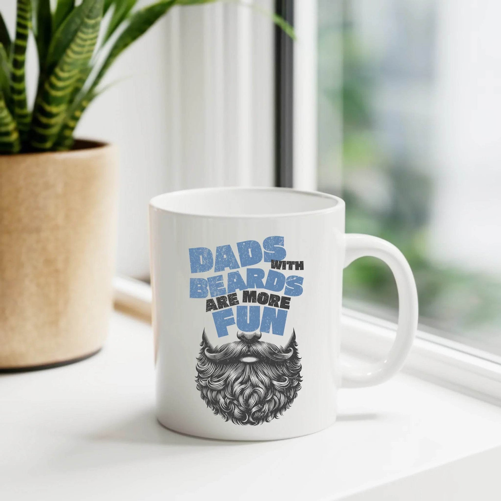 Dad with Beard Ceramic Mug – Perfect Gift for Father's Day or Dad's Birthday - Eshaarya