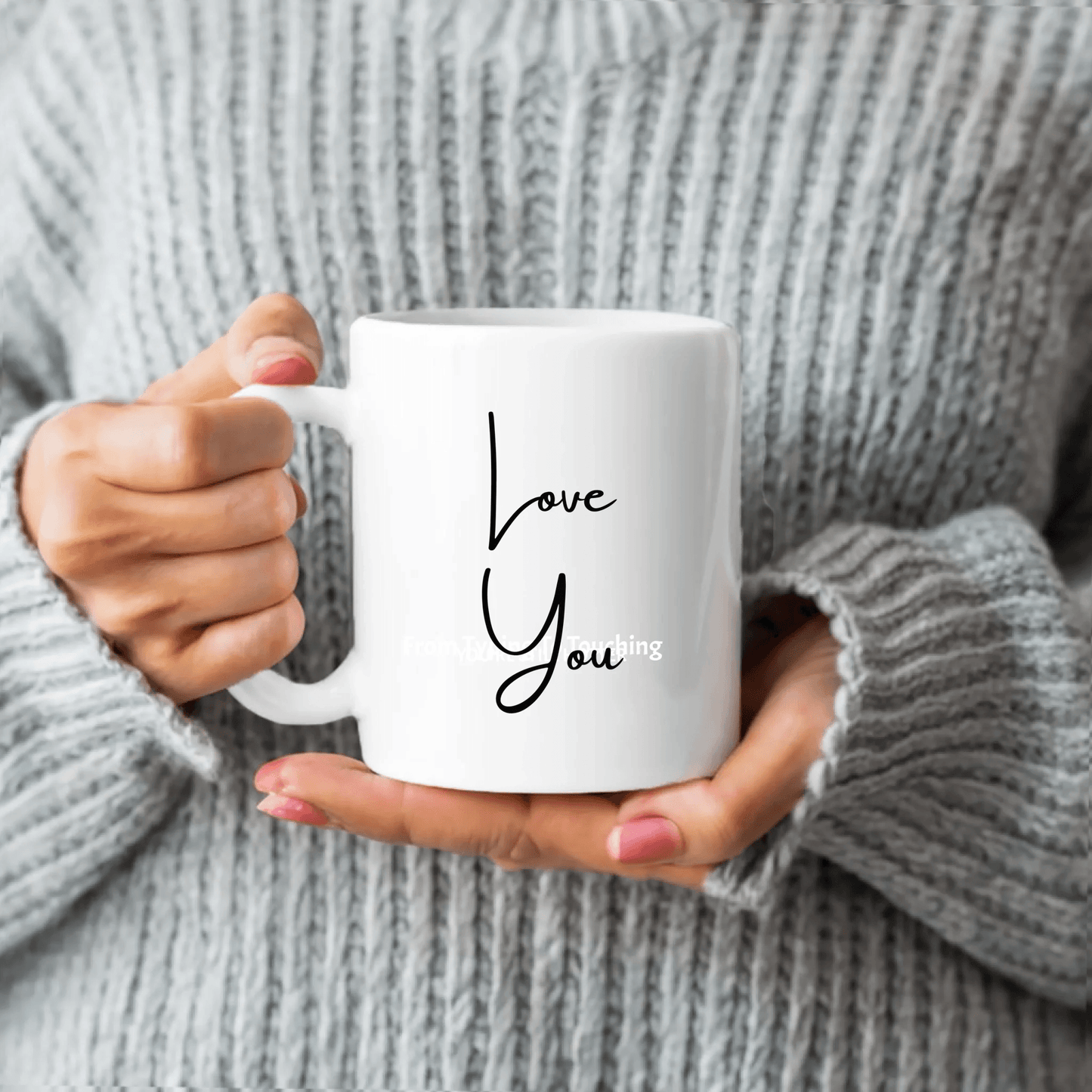 Personalized Ceramic Mug - Congrats On Being My Friend Line Art - Gift for Couples for a Special Occasion - Eshaarya