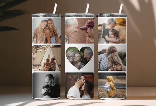 Create a Custom Tumbler with Your Favorite Photos – Ideal Gift Idea, Gifts for Anniversary and Birthdays, Gifts for Father, Gift for Mother, Gift for Siblings, Gift for Parents, Gift for Wife - Eshaarya