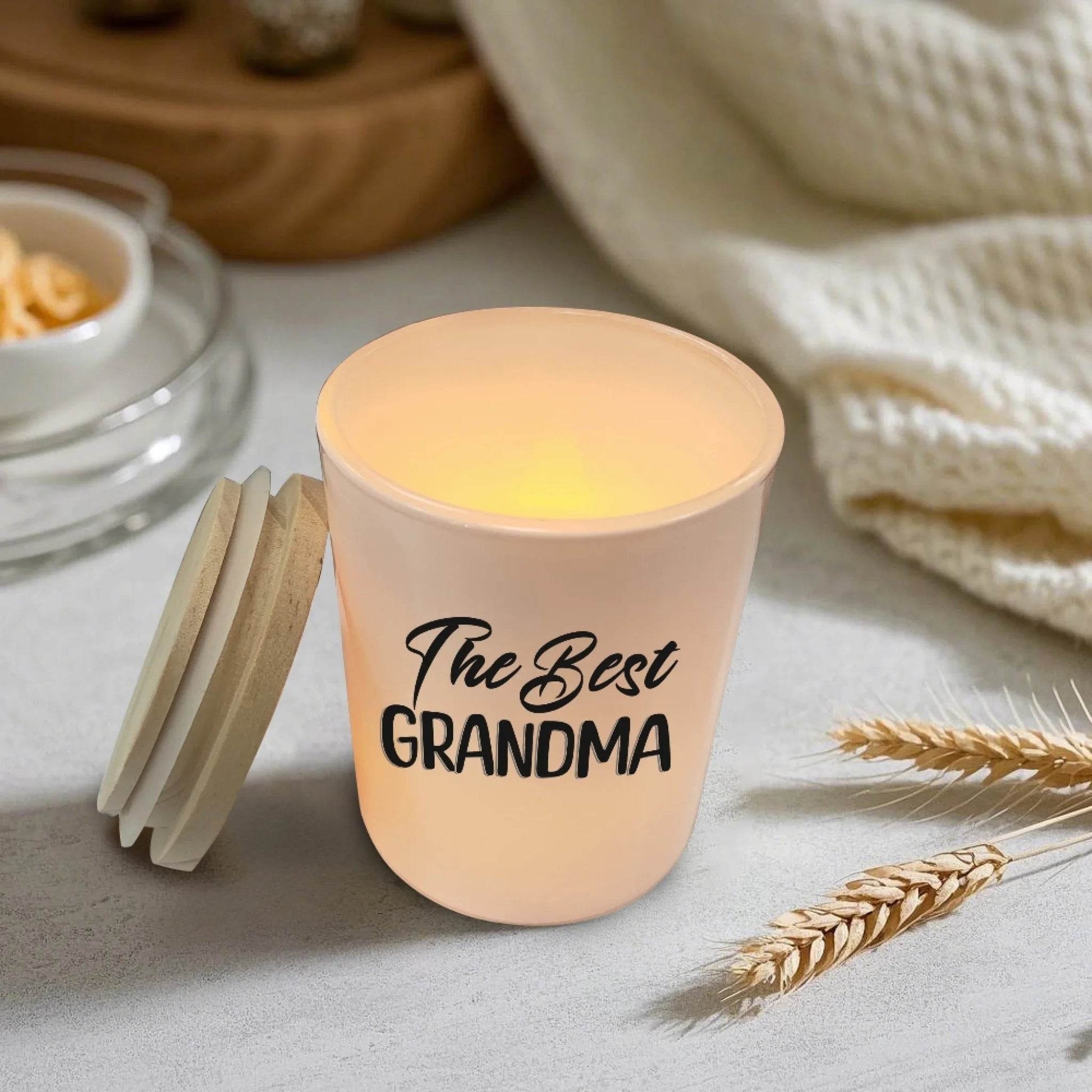 Grandma & Grandkids LED Candle Jar | Unique Gifts for Grandma - Eshaarya