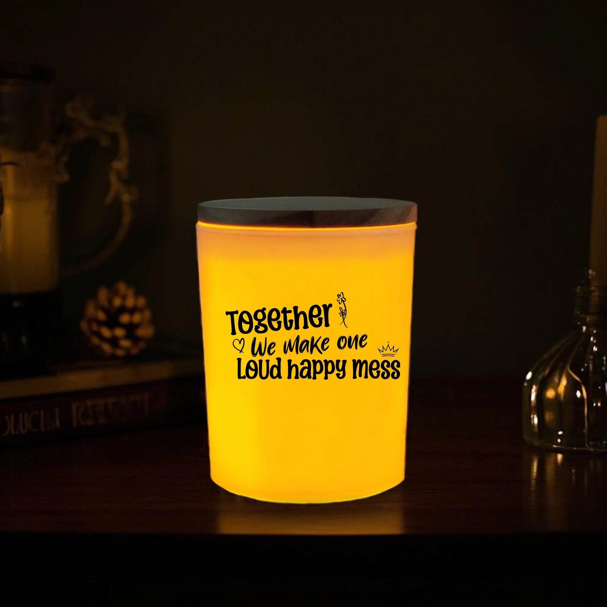 Family Name LED Glow Jar | Unique Gift For Parents | Gift for Mom | Gift for Dad - Eshaarya