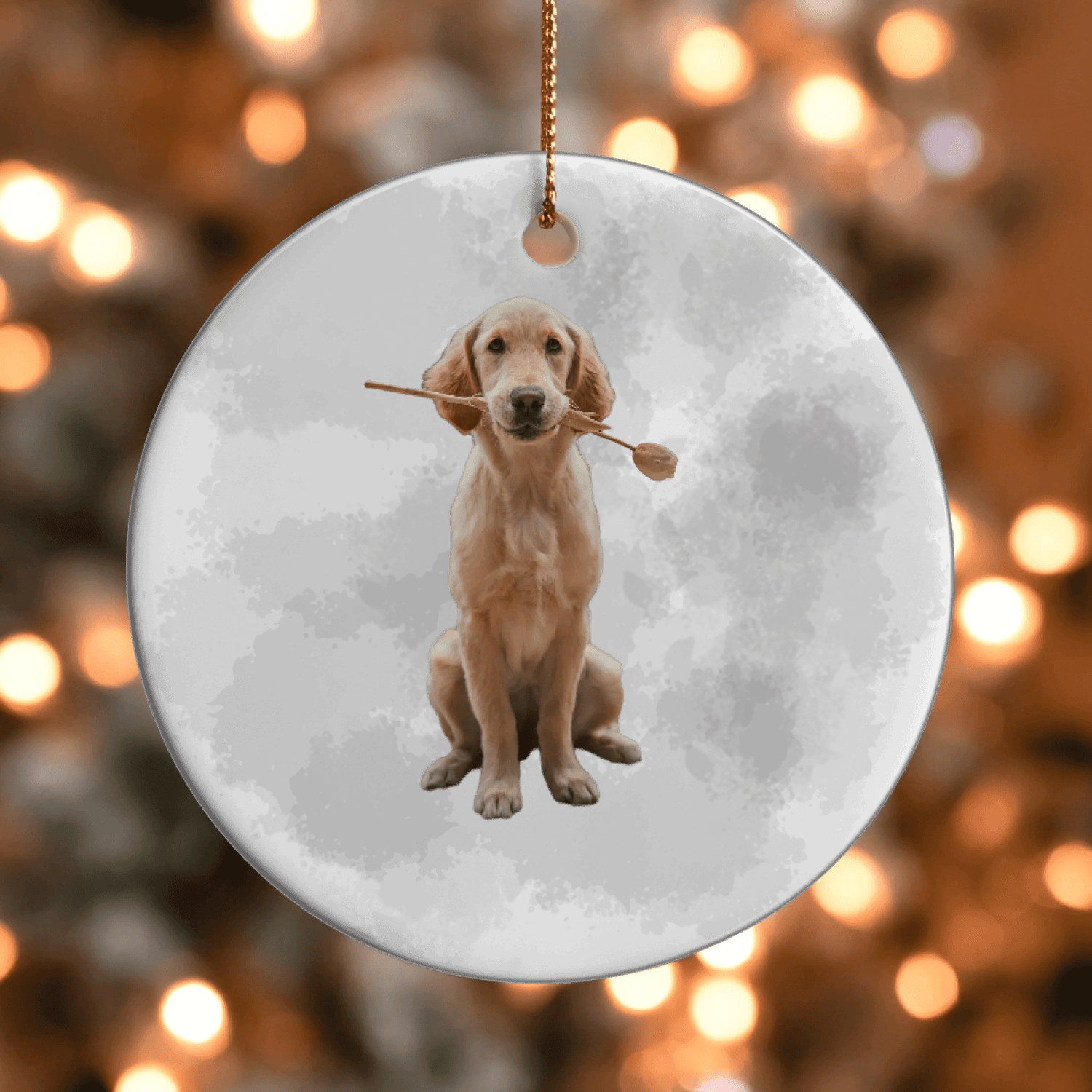 Personalized Dog Memorial Ornament - Eshaarya