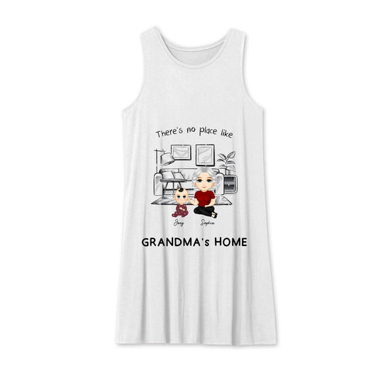 Personalized Summer Dress for Girls | There’s No Place Like Grandma’s Home - Eshaarya