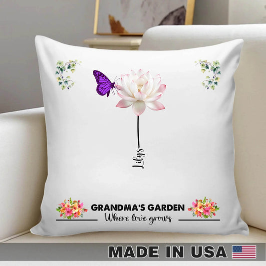 Grandma’s Garden Pillow – Gift for grandma - Eshaarya