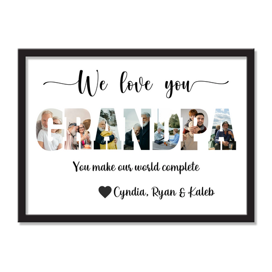Grandpa Photo Collage