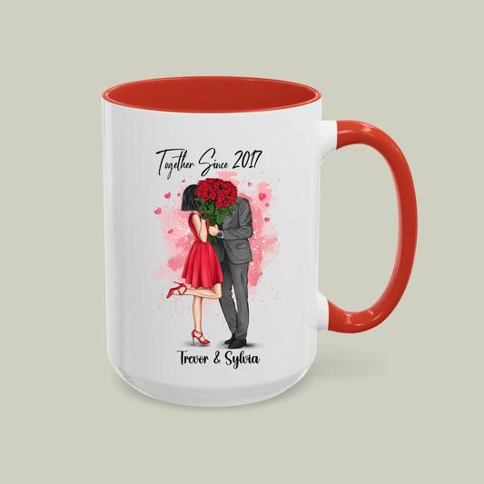 Until I Found You — A Personalized Love Story Mug | The Song. The Date. The Two of You | Gift for Couples | Gift for Girlfriend | Gift for Husband | Valentine's day Gift