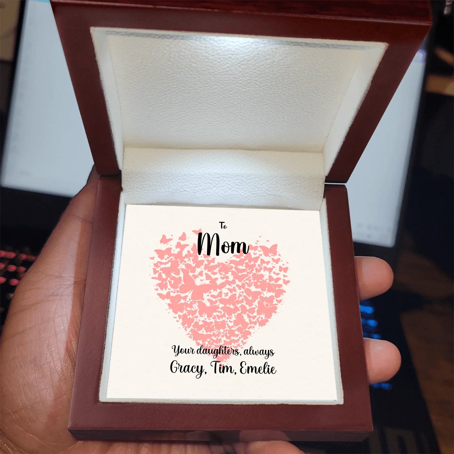 Heart with Footprint Necklace 5