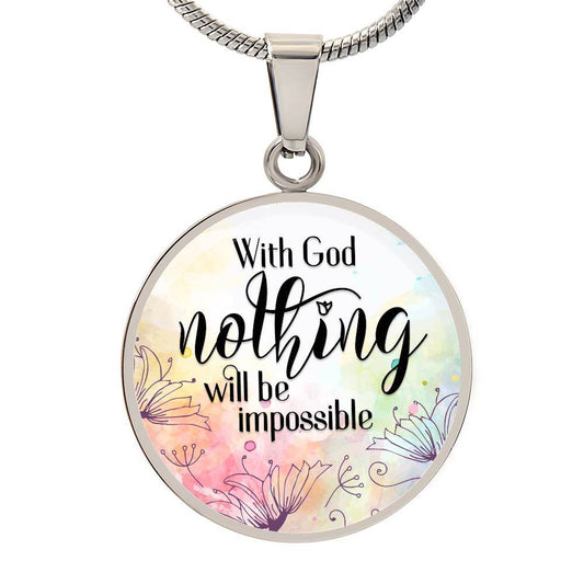 Hope and Strength: Inspirational Pendant - Eshaarya