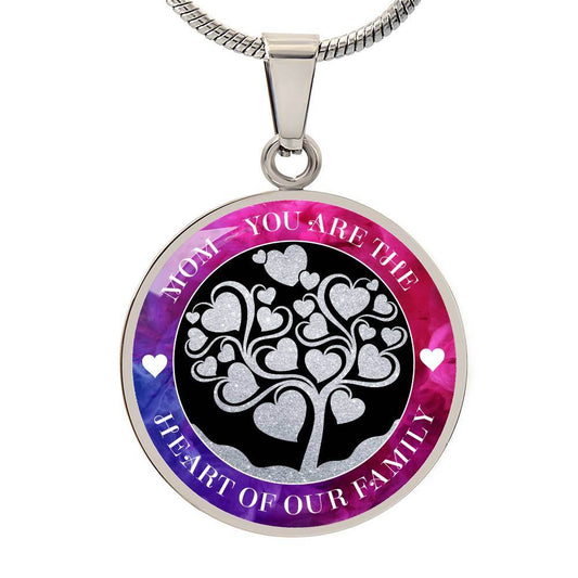 Mom You are the Heart of Our Family | The Ultimate Keepsake: A Necklace Designed to Last a Lifetime - Eshaarya
