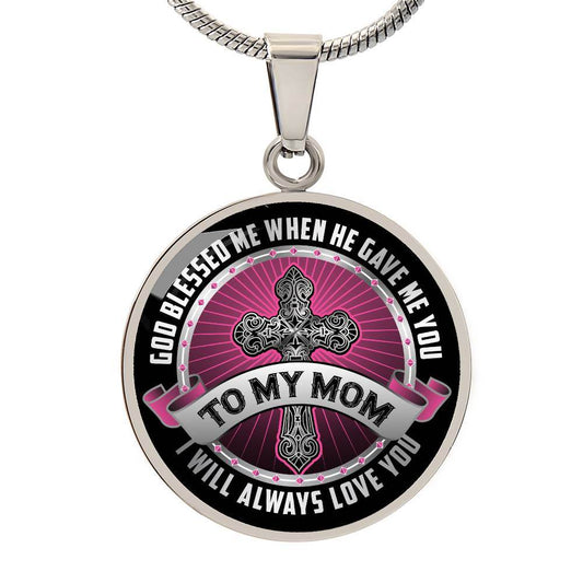 God Blessed Me | Infinite Bond: Mom's Circle Charm - Eshaarya