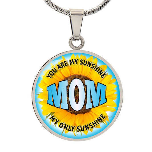 Mother's Love: Timeless Circle Pendant - Eshaarya